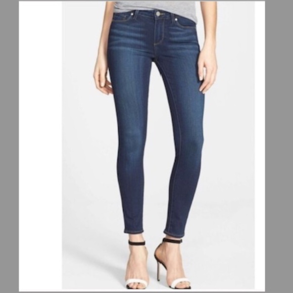 PAIGE Verdugo Ankle Super Skinny Jeans in Nottingham Size 26 - Picture 1 of 16